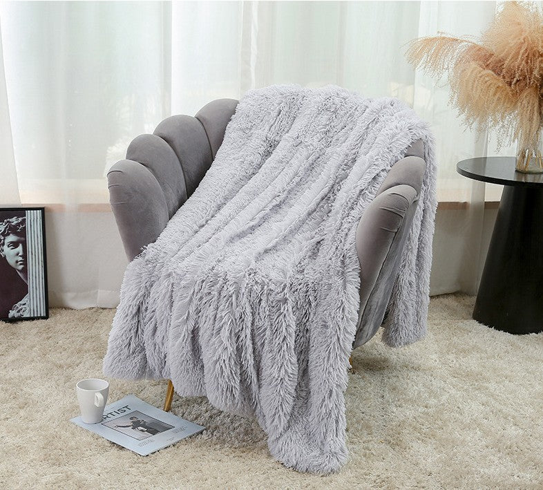Ultra Soft PV Plush Blanket – Cozy Throw Blanket for Sofa, Bed, Office, Nap, Air Conditioning & Photo Background