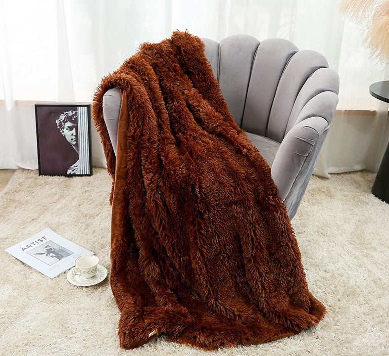 Ultra Soft PV Plush Blanket – Cozy Throw Blanket for Sofa, Bed, Office, Nap, Air Conditioning & Photo Background
